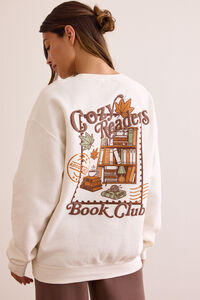 Cozy Readers Book Club Sweatshirt Detail 6 - Altar'd State