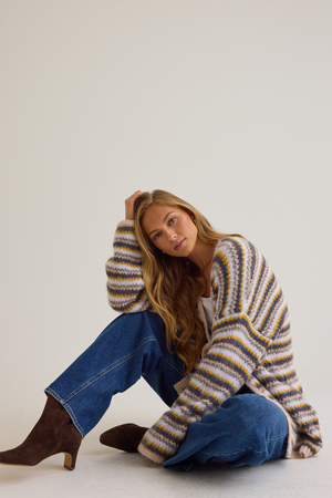 Jo Chunky Knit Cardigan - Altar'd State - 