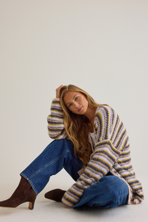 Jo Chunky Knit Cardigan Detail 5 - Altar'd State