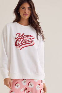 Mama Claus Sweatshirt Detail 3 - Altar'd State