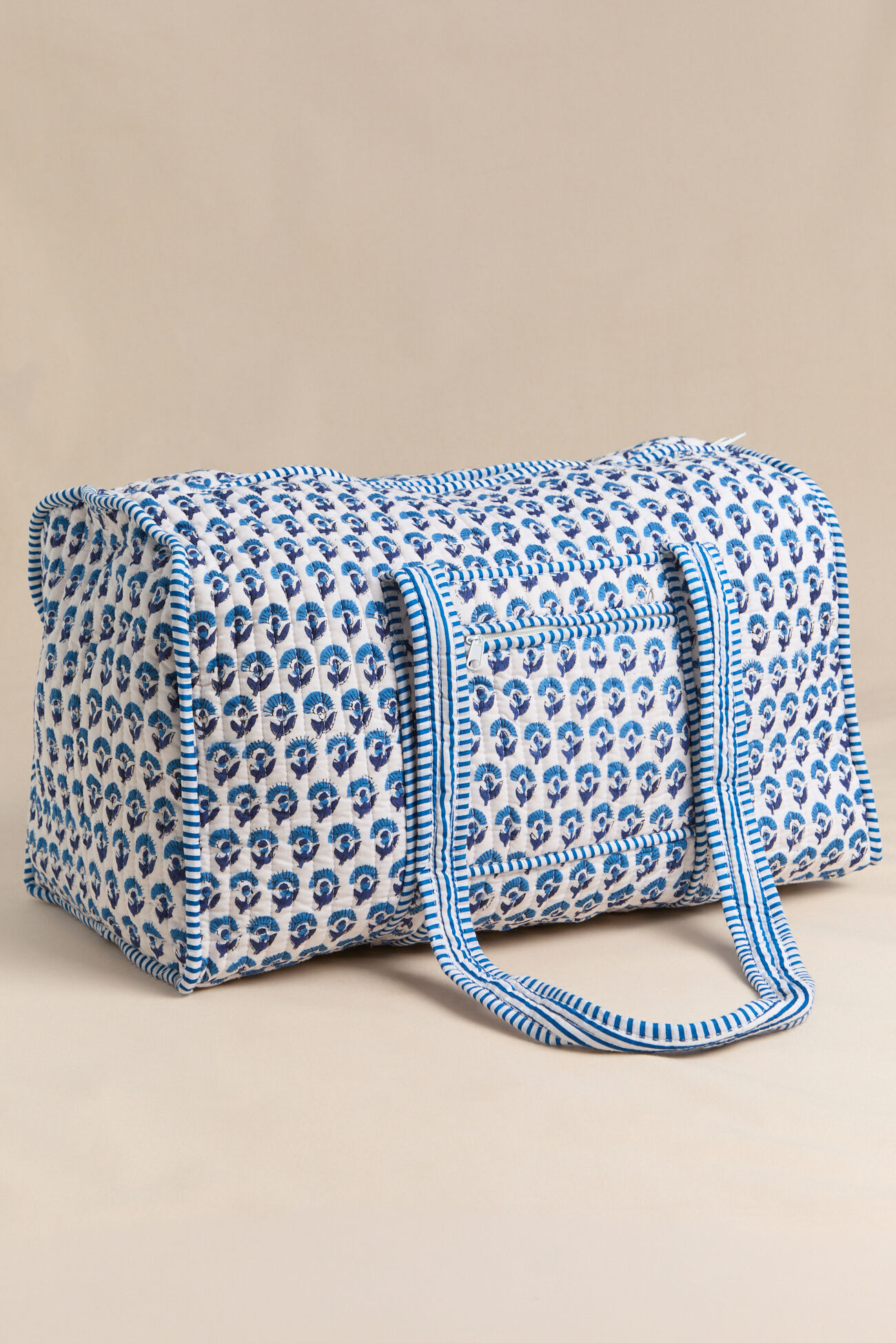 Ocean Petals Quilted Duffle
