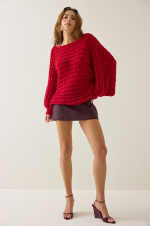 Julianne Bow Back Sweater - Altar'd State - 