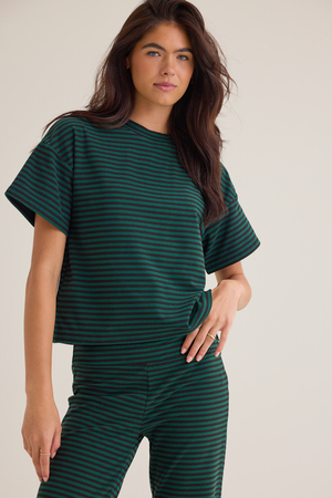Alaya Stripe Lounge Top - Altar'd State - 