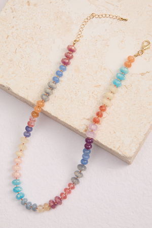 Ember Multi Colored Beaded Choker - Altar'd State - 
