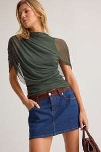 Kael Mesh Shawl Wrap Top - Altar'd State