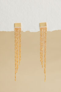 Square Post Chain Dangle Earring - Altar'd State