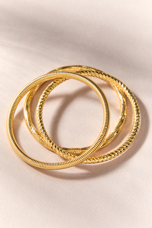 Textured Bangles 3 Pack - Altar'd State