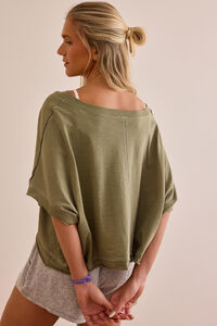 Catch Me Moving V-Neck Tee Detail 4 - Altar'd State