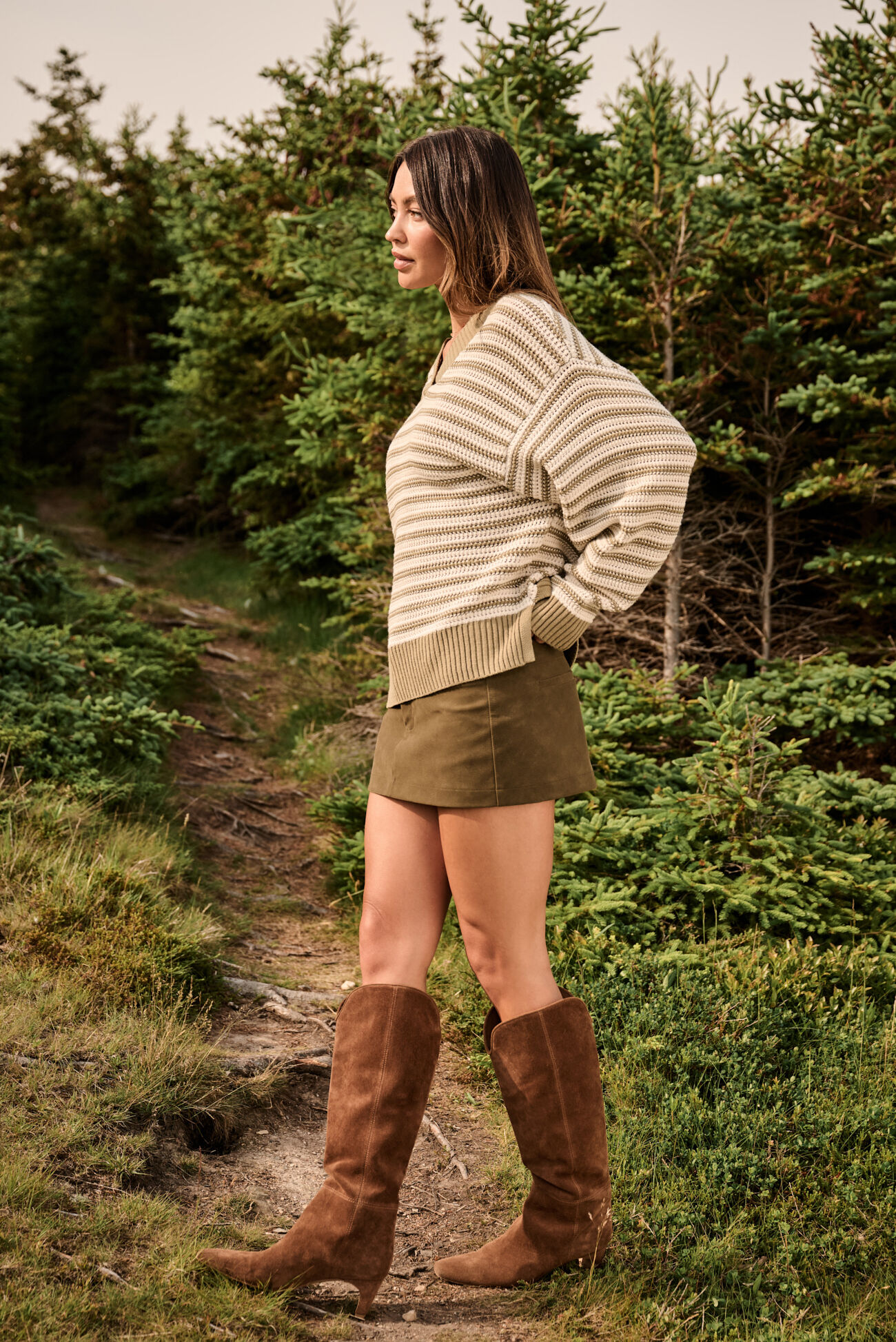 Harper Striped Knit Sweater