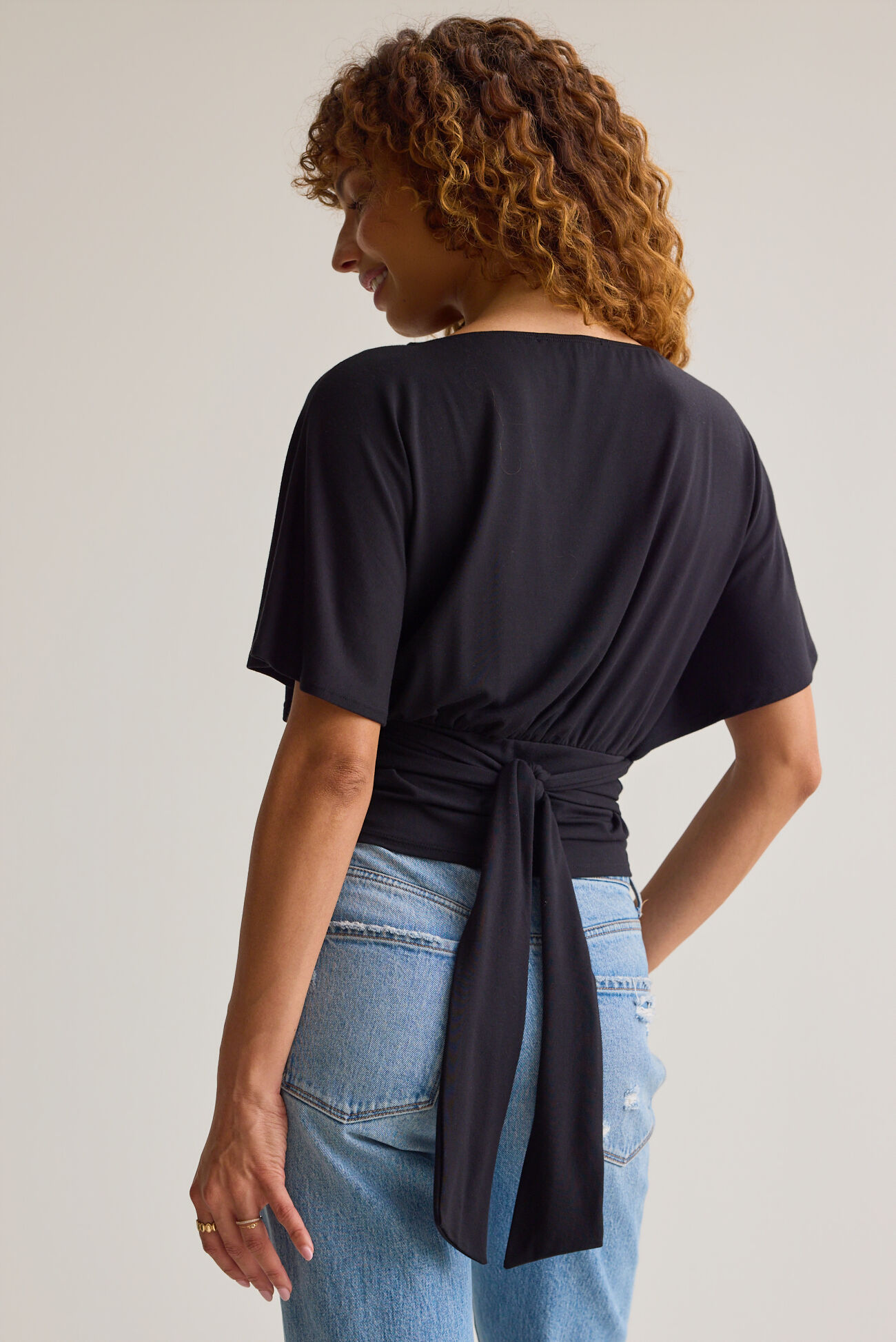 Mina Boatneck Fitted Top