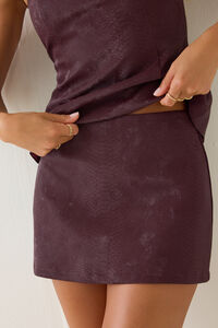 Rainey Snake Skirt Detail 7 - Altar'd State