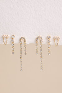 18K Gold Crystal Dangle Earring Pack Detail 2 - Altar'd State