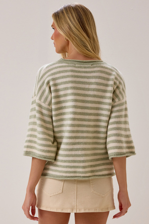 Cassidy Striped Cardigan - Altar'd State - 