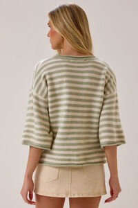 Cassidy Striped Cardigan Detail 3 - Altar'd State