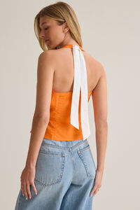 Addilyn Tie Halter Top Detail 2 - Altar'd State