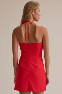 Tatum Halter Mini Dress Detail 5 - Altar'd State