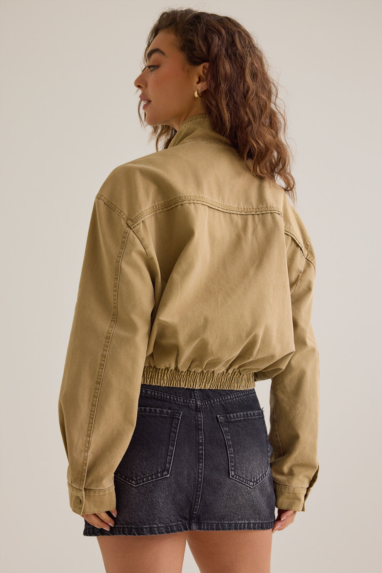 Faith Twill Bomber Jacket
