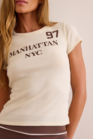 Manhattan MYC Baby Tee - Altar'd State