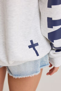Jesus Is King Pullover Detail 5 - Altar'd State