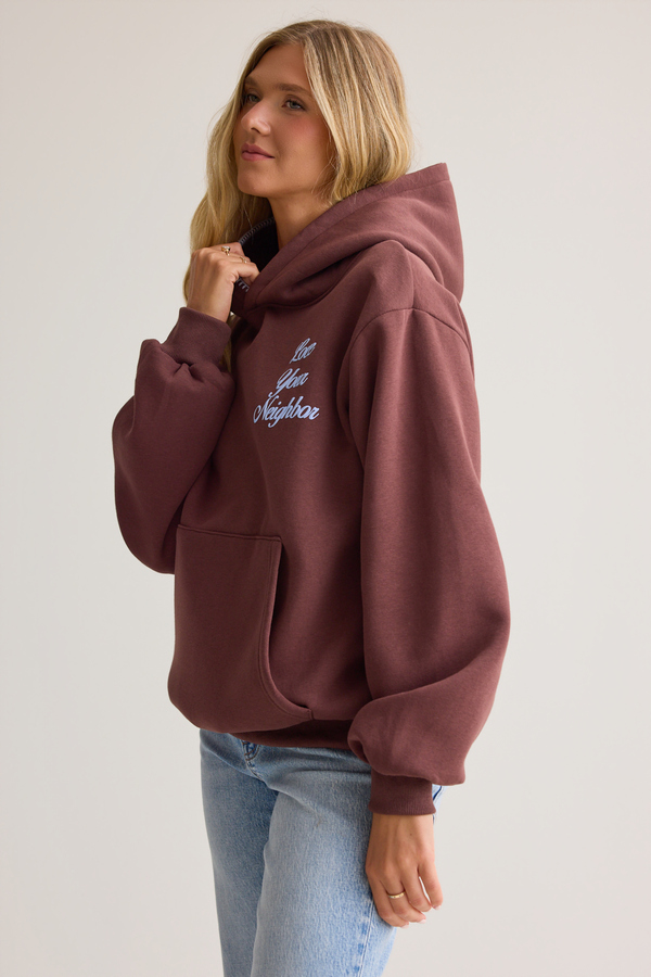 Love Your Neighbor Hoodie Detail 5 - Altar'd State