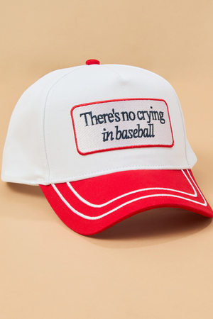 "There's No Crying in Baseball" Hat - Altar'd State - 