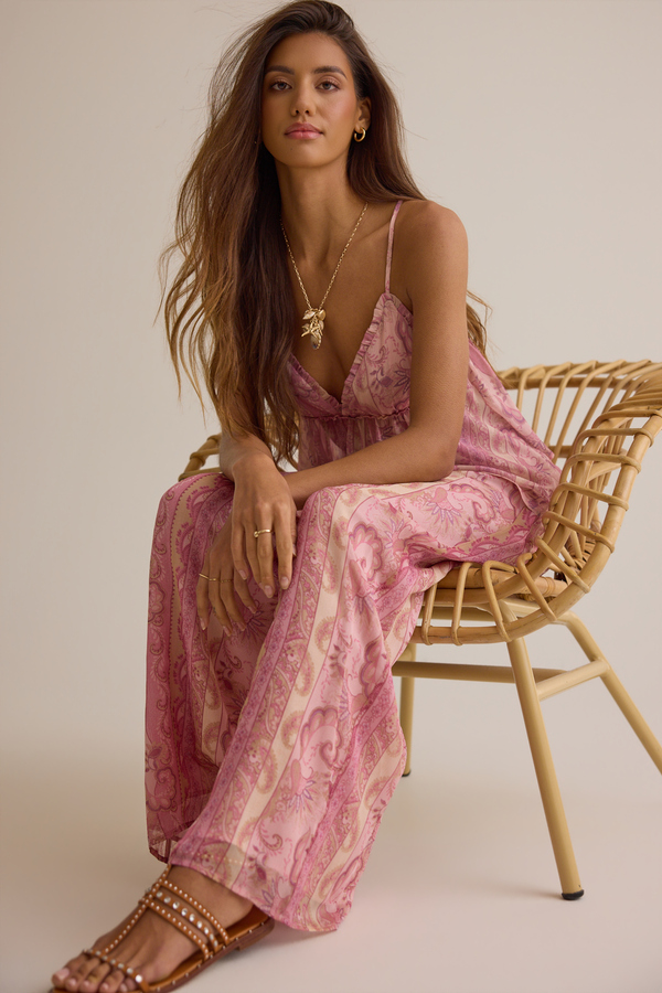 Paisley Babydoll Tank Detail 4 - Altar'd State