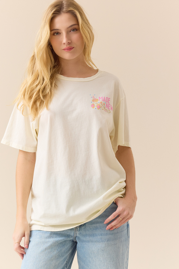 All Things New Graphic Tee Detail 5 - Altar'd State