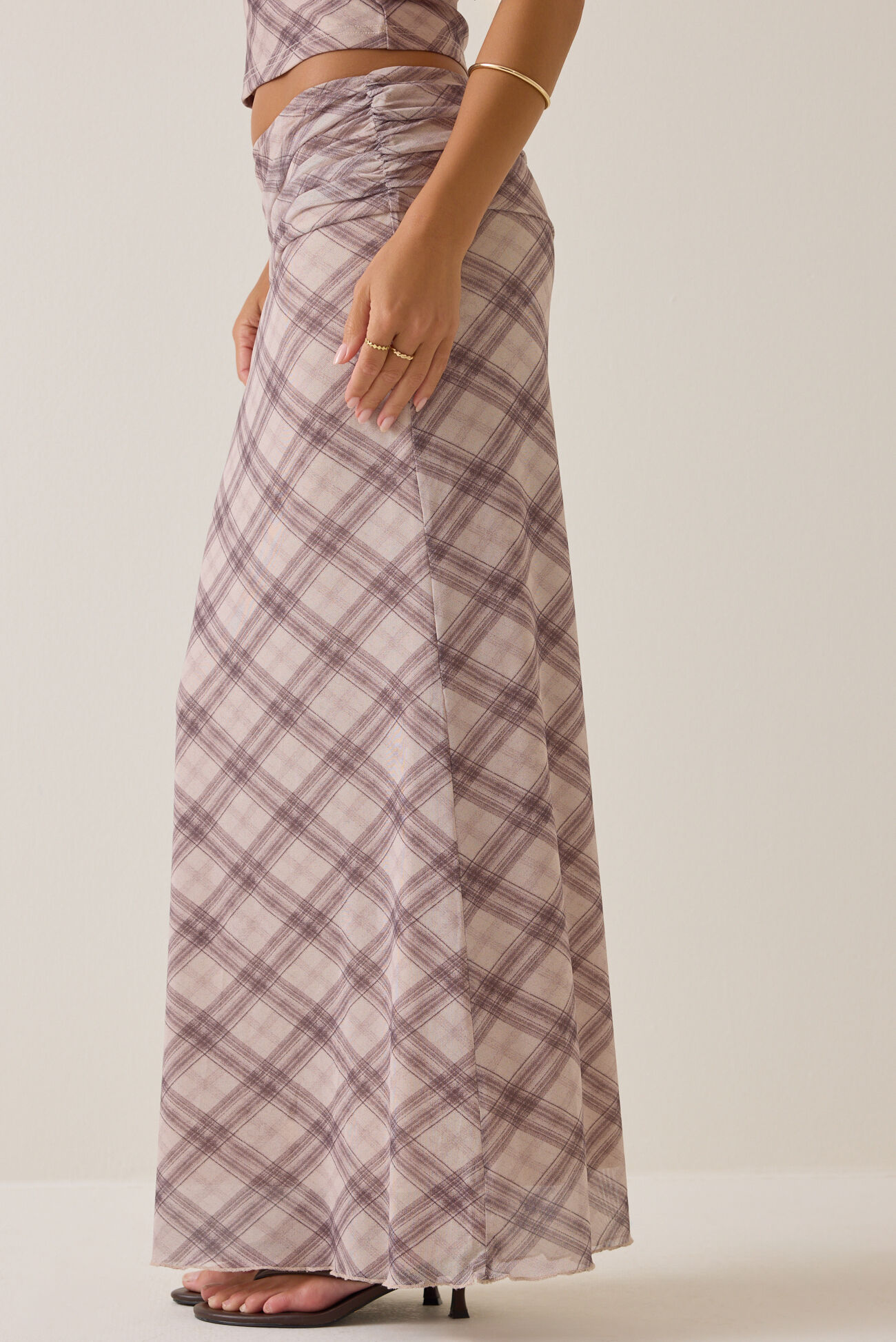 Felicia Plaid Maxi Skirt