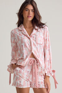 Sweet Spruce Mama Pajama Set Detail 2 - Altar'd State