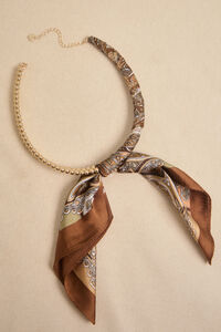 Fiona Scarf-Wrapped Necklace - Altar'd State