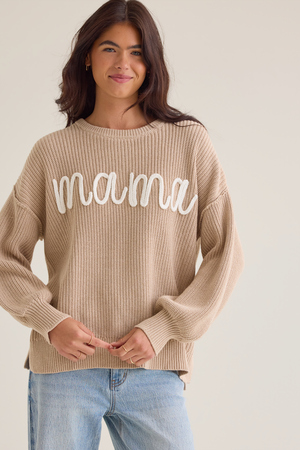 Maeve Mama Topstitch Sweater - Altar'd State - 