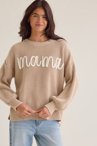 Maeve Mama Topstitch Sweater Detail 3 - Altar'd State