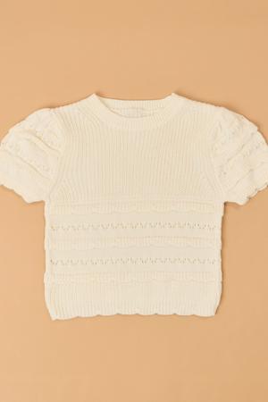 Maisy Crochet Top and Bow Pant - Altar'd State - 