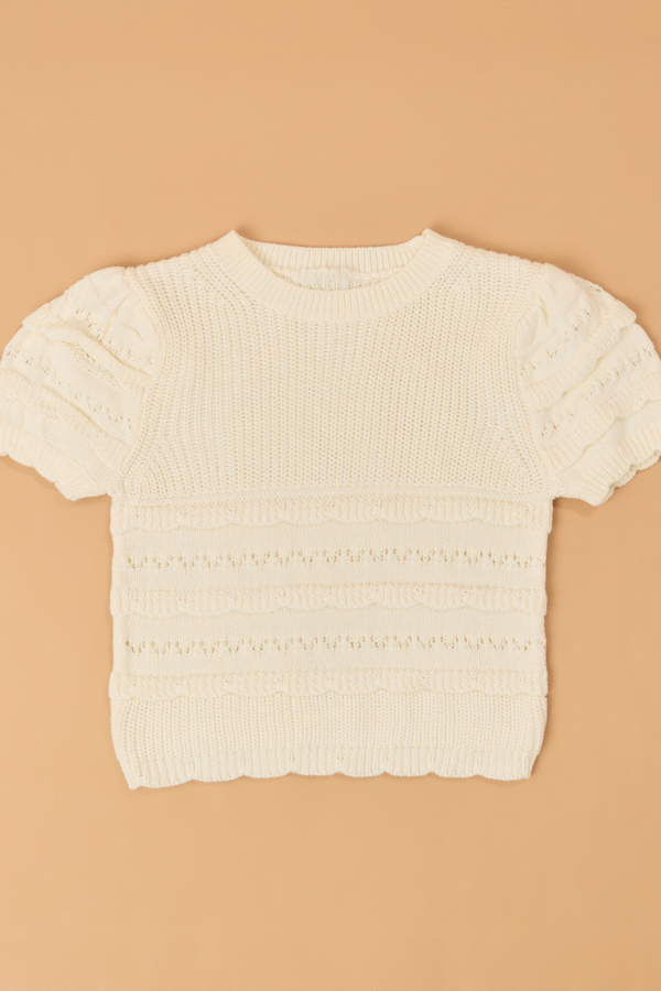 Maisy Crochet Top and Bow Pant Detail 3 - Altar'd State
