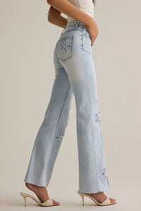Bea Flower Patchwork Jeans Detail 4 - Altar'd State
