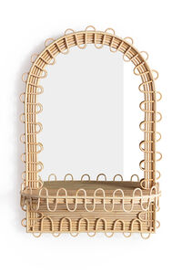 Cora Woven Shelf Mirror - Altar'd State