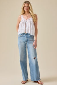 Amelie Lace Trim Tank - Altar'd State