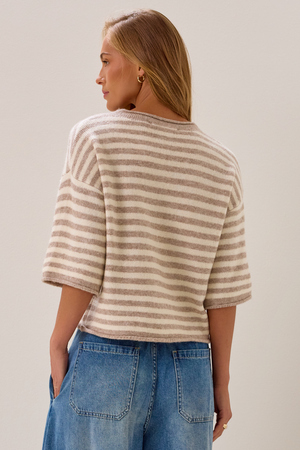 Cassidy Striped Cardigan - Altar'd State - 