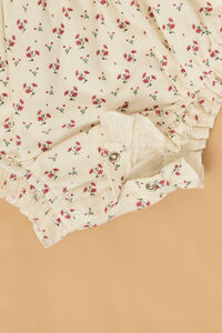 Ella Velvet Trim Floral Bubble Detail 4 - Altar'd State