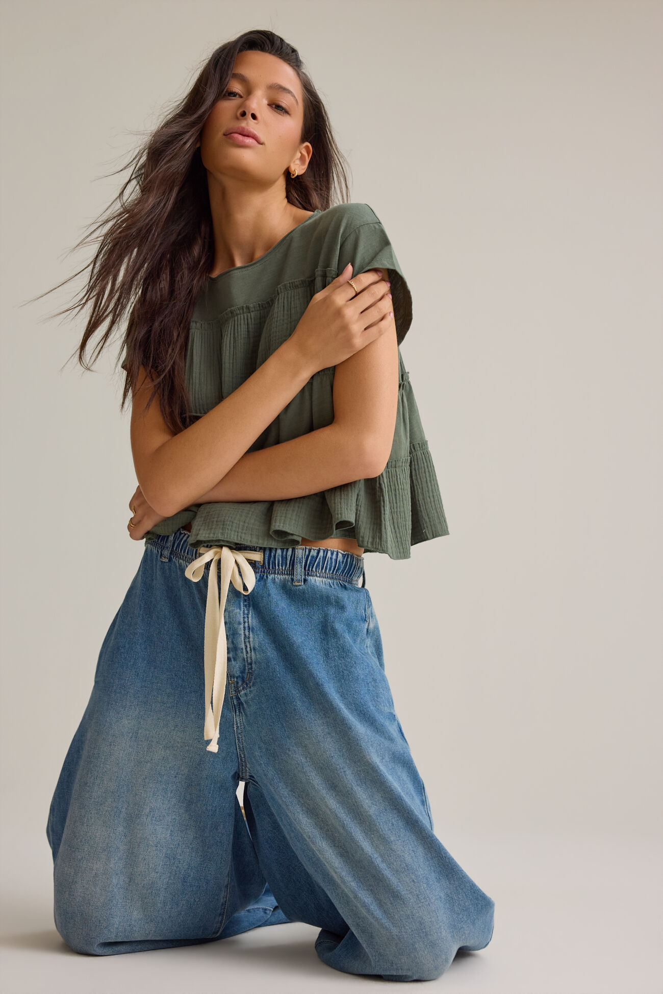 Felicity Tiered Babydoll Top