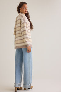Amorette Striped Cardigan Detail 4 - Altar'd State