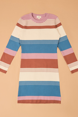 Susannah Striped Dress and Vest Set - Altar'd State - 