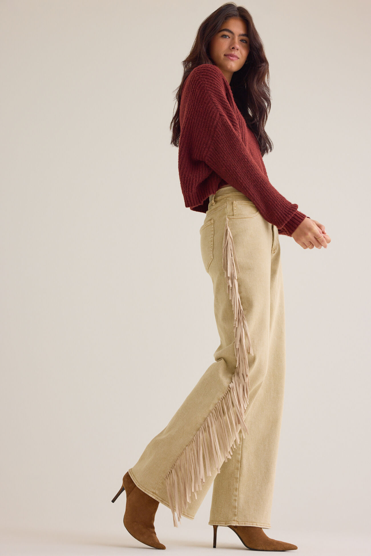 Dutton High Rise Straight Leg Jeans