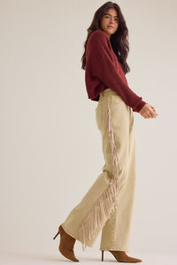 Dutton High Rise Straight Leg Jeans Detail 4 - Altar'd State
