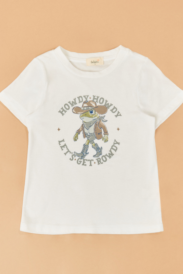 Howdy Rowdy Frog Tee Detail 3 - Altar'd State