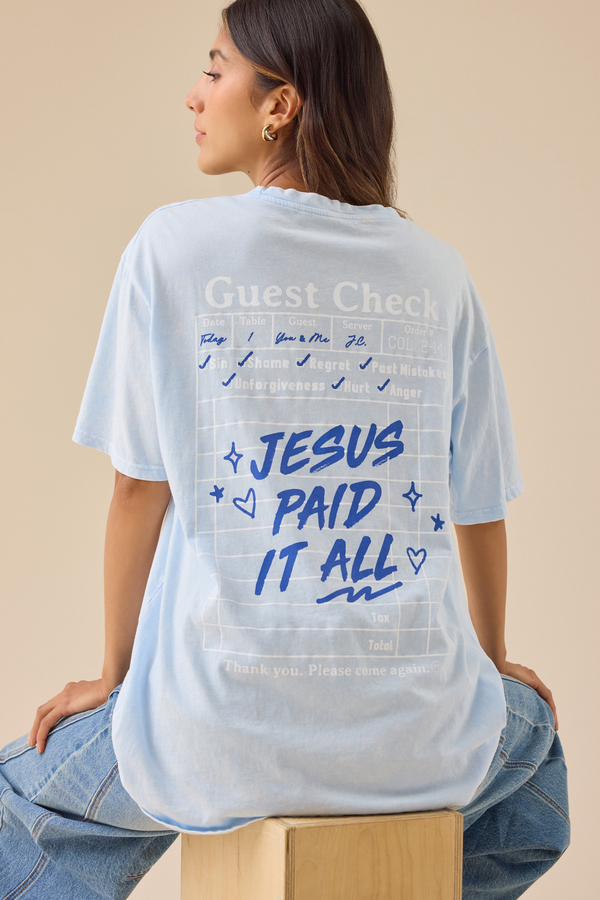 Jesus Paid It All Graphic Tee - Altar'd State