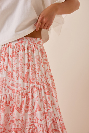 Elise Floral Maxi Skirt - Altar'd State - 