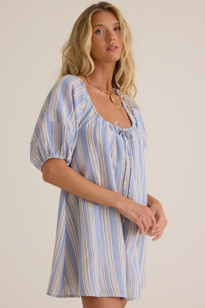 Piper Puff Sleeve Romper - Altar'd State - 
