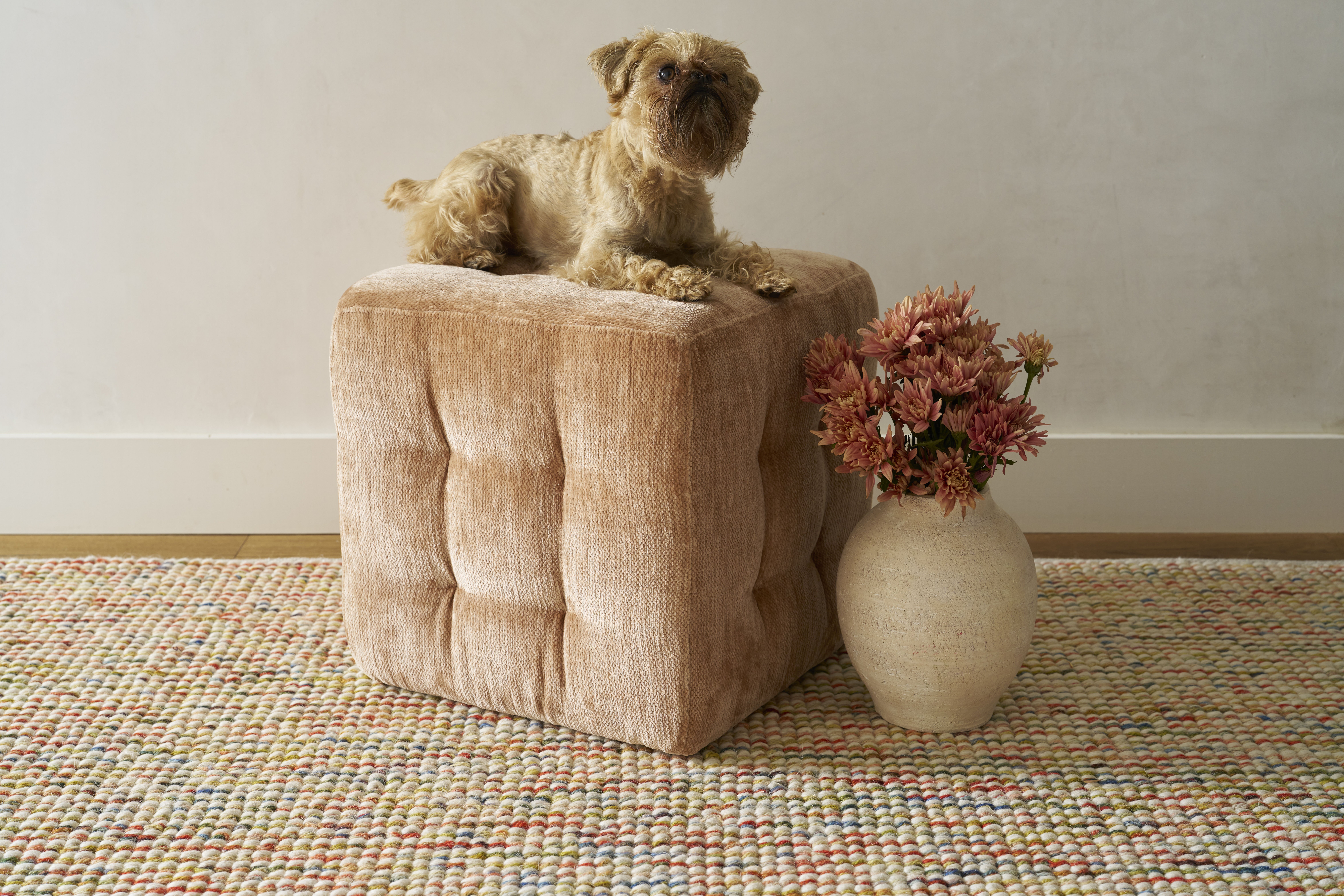 Skye Upholstered Ottoman Detail 6 - Altar'd State