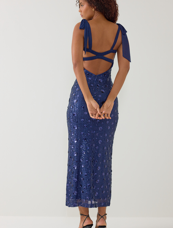 Ginny Sequin Maxi Dress Detail 6 - Altar'd State